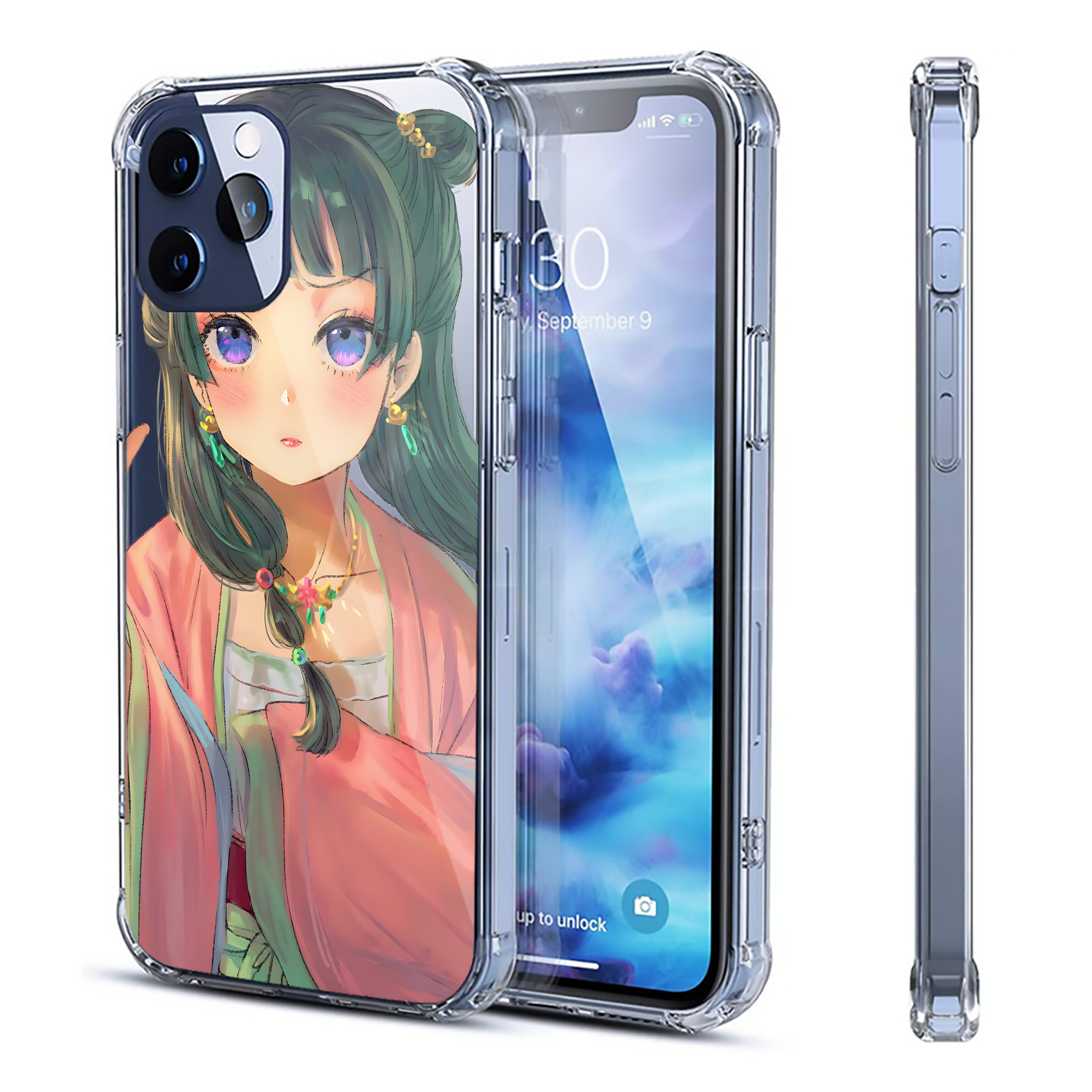 （画像用） 薬屋のひとりごと The Apothecary Diaries 【iPhone 12シリーズ対応】透明スマホケース（クリアソフトケース）